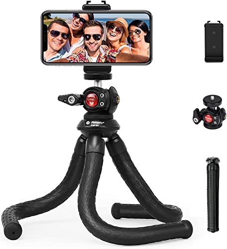 Fotopro-RM-80-Flexible-Tripod-with-Ball-Head-Bendable-Phone-Stand-for-Travel-Vlogging-Handheld-Camera-Mount-Compatible-with-Smartphones-Compact-Portable Fotopro RM-80 Flexible Tripod with Ball Head - Bendable Phone Stand for Travel Vlogging, Handheld Camera Mount, Compatible with Smartphones, Compact & Portable - Image 1