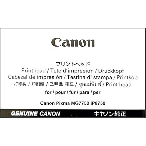 Cabezal de impresión Canon Pixma iP8750 y MG7750 Cover