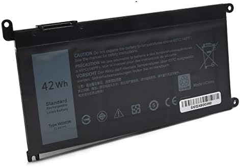 New WDX0R Laptop Battery for Dell Inspiron 5368 5378 5379 5565 5567 5568 5578 5765 5767 7368 7378 7560 7570 7579 7569 5580 5584,fits FC92N 3CRH3 T2JX4 CYMGM Y3F7Y-42Wh 11.4V