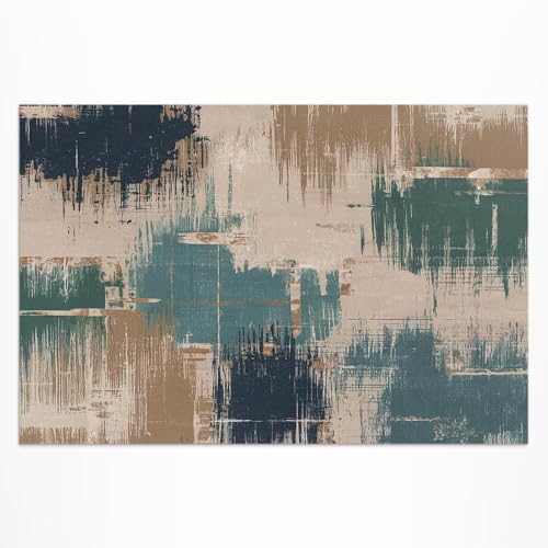 Tapis vinyle 80x120 cm extérieur rectangle imperméable balcon jardin