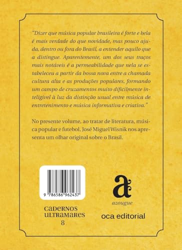 A gaia ciência - Literatura e música popular no Brasil: Cadernos Ultramares