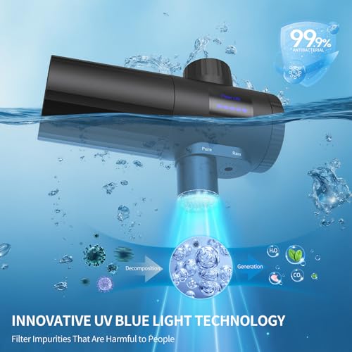 HOMELODY Water Filter Installed on Kitchen Faucet