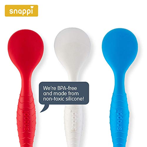 Snappi Baby Ergo Brush Diaper Cream Applicator for a Baby Bum | Medical-Grade Silicone Diaper Rash Cream Bottom Brush Keeps Hands/Fingernails Clean (Cardinal Red) - Image 7