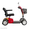 Rascal Conquest 4-Wheel Heavy-Duty Outdoor Mobility Scooter, Long-Range Battery-Powered Electric Travel, 350lb Capacity, Battery Included