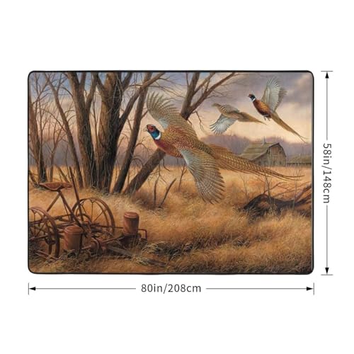 Tapis imprimé chasse faisan décoration d'intérieur moderne et raffinée - 4