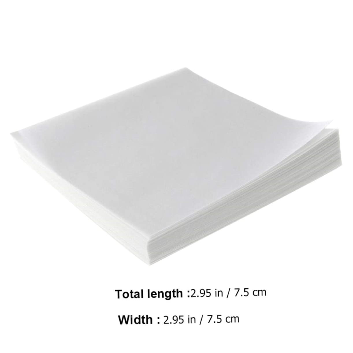 CIYODO 2sets Parchment Paper Sheets for Baking Non-Stick Trace Paper Roll Laboratory Weighing 500sheets*2