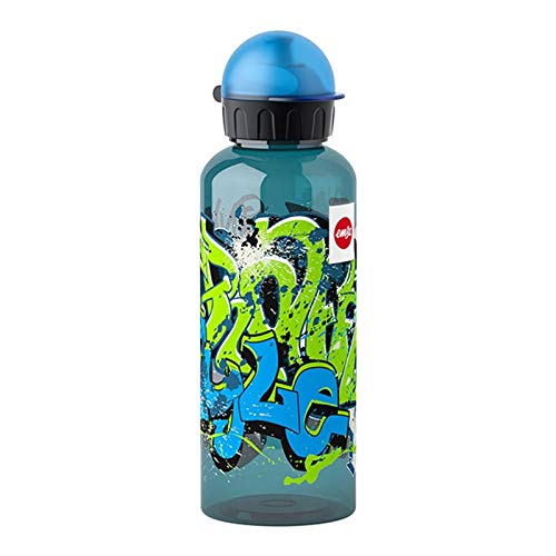 Gourde pour enfants 600ml Emsa bouteille réutilisable sans BPA Teens Graffito