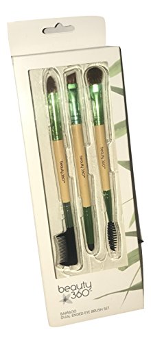 Beauty 360 Bamboo Dual-Ended Eye Brush Set