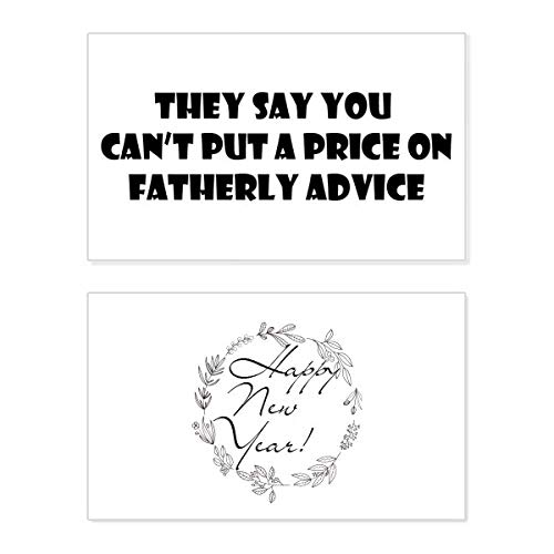 Tarjeta con mensaje de bendición y consejos de papá: un recuerdo duradero con estilo único