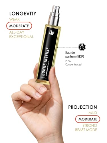 Image of EM5 Homme Intense Perfume for Men | Eau De Parfum Spray | Iris Woody Powdery Fragrance | Luxury Gift for Him | 15 ml