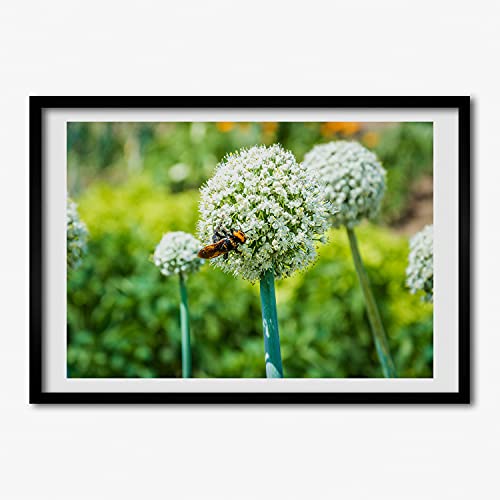 Peinture moderne ail en fleur Tulup 70x50 cm pour changer de déco