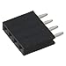 Adam Tech RS1-04-G Header, Vertical Receptacle, 1 Row, 4 Contact, Female (Pack of 10)