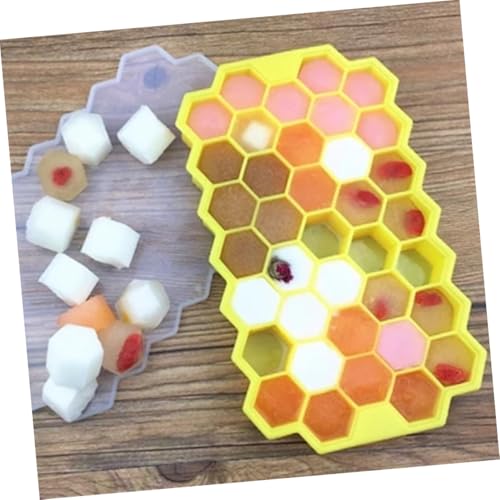 2 Moldes para Cubos de Hielo de Silicona con Tapa miniatura 2