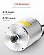 VEVOR 3000 W Elektrischer Bürstenloser Gleichstrommotor, Bürstenloser Elektromotor, 60 V 4800 U/min Go-Kart-Elektromotor, elektrischer Dirtbike-Motor für E-Bike, Motorrad, Roller, Heimwerker