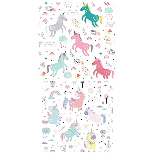 Stickers de Pared Unicornio 4 Hojas 20 x 30 cm miniatura 7