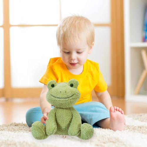 YCFAIIKG Frosch Kuscheltier für Kinder - Plüsch Frosch Weiche und Komfortable Plüschpuppe - 25cm