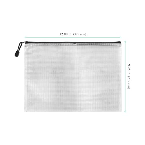 Pochette documents maille A4 étanche avec fermeture éclair pour archivage - 2