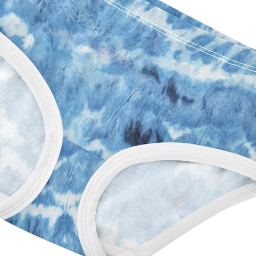 Little Girls' Soft Cotton Underwear Kids Breathable Comfort Tie-dye Panties Briefs Toddler4