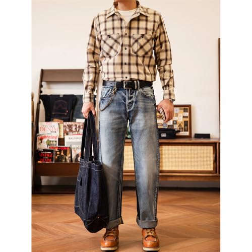 Red Tornado Ice Blue Light Wash Jeans 14.5oz Selvage Denim Pants4