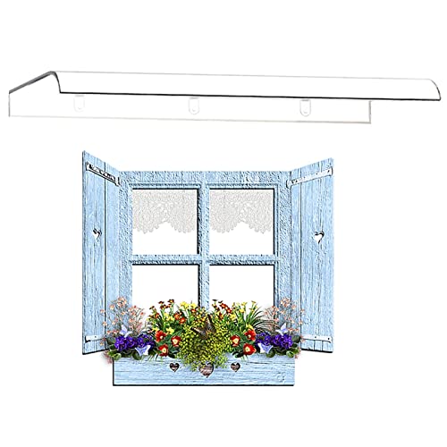 Auvent de protection contre la pluie pour porte et toit - 2