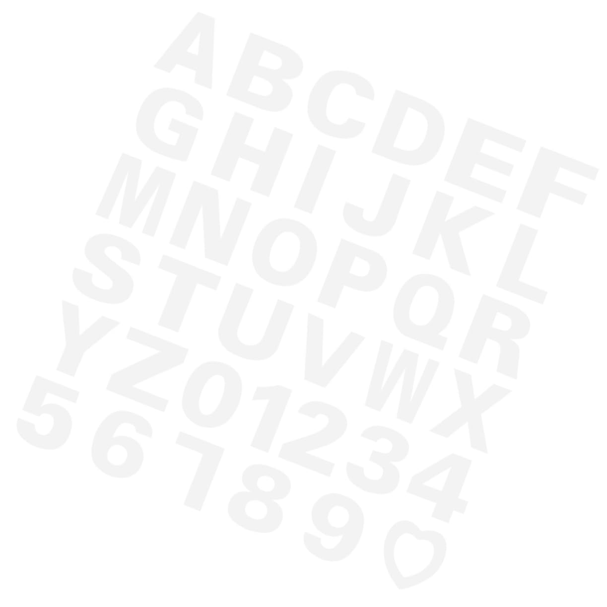 GLEAVI 37pcs Alphabet Cake Stencils DIY Baking Tools for Festival Cakes Reusable and Easy to Clean Lightweight Design for Decorating