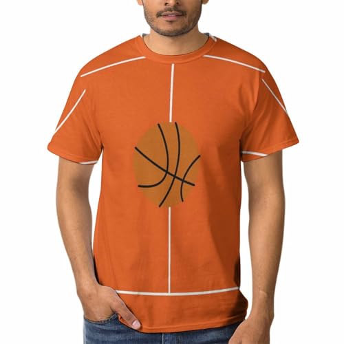 Terrain de basket t-shirt homme idéal pour vos matchs de streetball