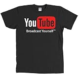 Youtube Broadcast Yourself Logo T-Shirt Tee New Men's Size S-XXL USA