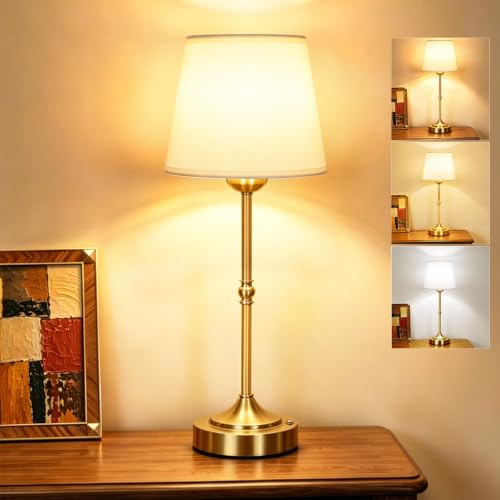 Yunaking Rechargeable Gold Table Lamp