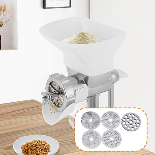 Machine à croquettes manuelle avec 5 plaques interchangeables pour chiens