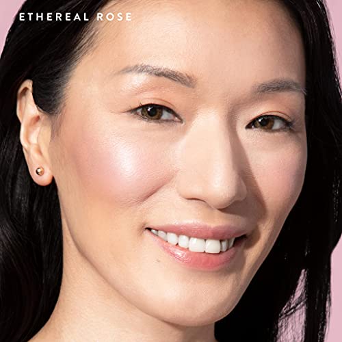 Laura Geller New York Baked Blush-N-Brighten Marbleized Blush - Ethereal Rose & Angeled Blush Brush 2Pc Set #TOP1