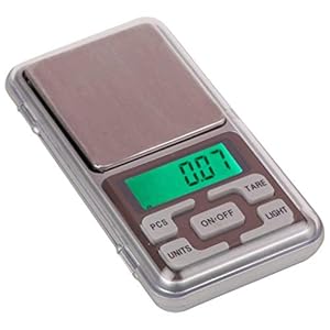 Sea Waves Portable Digital Pocket Weighing Scale with Capacity Upto 200 Grams for Weighing Jewellery, Medicines, Spices, Precious Items and Various Small Items