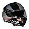Royal Enfield Lightwinf Mod Nova Modular Helmet | Certification: ISI | Shock Absorption: High Density EPS Liner | High Impact ABS Outer Shell | 3 Closable Intake Vents + 1 Exhaust Vent | Black XL