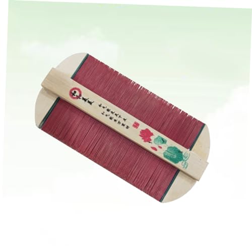 Peine de madera doble cara para cabello IMIKEYA miniatura 2