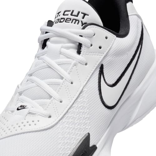 Image of Nike G.T. Cut Academy Men's Basketball Shoes (FB2599-100, White /Black-Summit White-Anthracite) Size 13