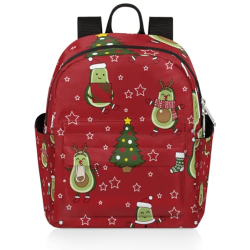 Sac à dos de Noël mignon avocat 6.3L pour femmes et enfants