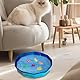 Katzen Pool 50x10cm, Faltbare Katzenpool mit 6 Spielzeug, Mini Pool für Katzen Hunde, Katzenspielzeug Swimmingpool, Planschbecken für Katze Hundebadewanne, Wasserspielzeug Minipool für Sommer (B)
