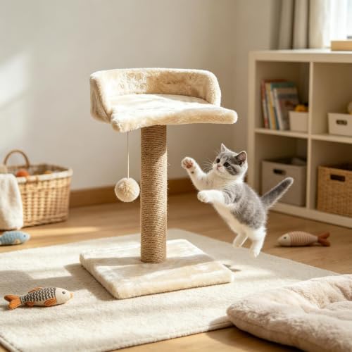 Rascador gato interactivo para ejercicio y protección 3