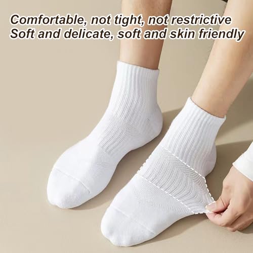 Athletic Socks 5-Pack Anti-Blister Running Socks for Men & Women Moisture-Wicking Cotton Sports Socks3