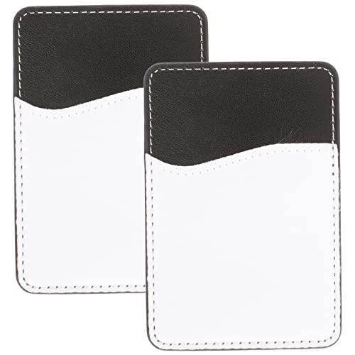 VILLFUL 2pezzi Portacarte Per Smartphone Adesivo Wallet Per e Banconote Design Per Id