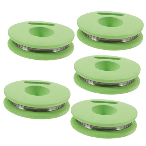 HOMSFOU 4 Rolls Ribbon Machine Supply Cut Metallic Tying Ribbons Crinkled Wired Silver Thin Portable Darning Machine Cutter Wire