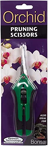 Bud Clean Scissors - Straight or Curved & Bonsai & Orchid - Trimming Scissors (Orchid/Bonsai Pruning Scissors)