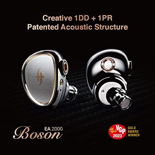 SIMGOT EA2000 1DD+1PR Dinamik Sürücü ile Kulak Monitörü Kulaklıklar, Kristal Ses Stereo HiFi Metal Kablolu Kulaklıklar, Müzisyenler Şarkıcı için Ayrılabilir MMCX Kablosu ile Güçlü Diyafram IEM - Görsel 4