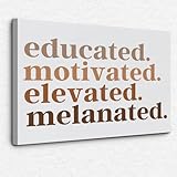 Nogrit African American Wall Art,Black Woman Wall Art for bathroom decor 14×11, Black Art Wall Decor Black History Month Gifts,African American Gifts