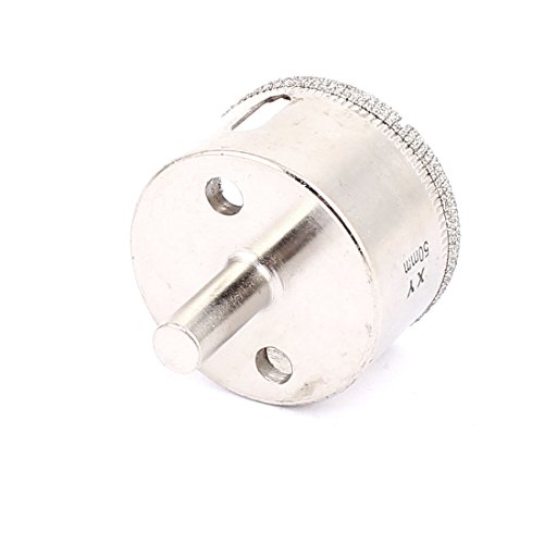 Broca para vidrio 50 mm Diamond Hole Saw Aexit miniatura 2