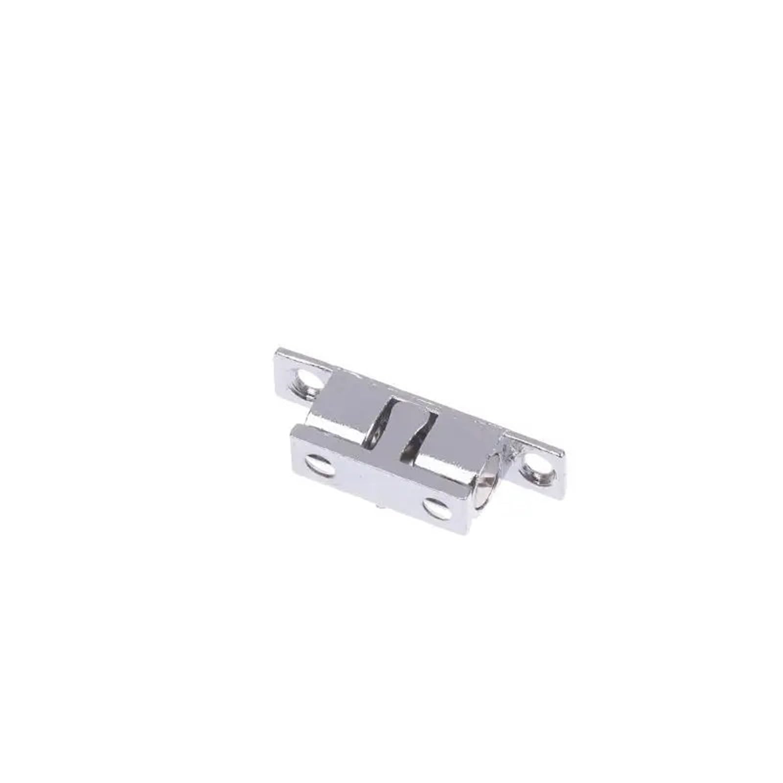 Huwoyg 40Mm Silver 10Pc Furniture Door Ball Latch Brass Double Roller Spring Catch Latches Cabinet Closet Adjustable Tension For Cabinet Closet