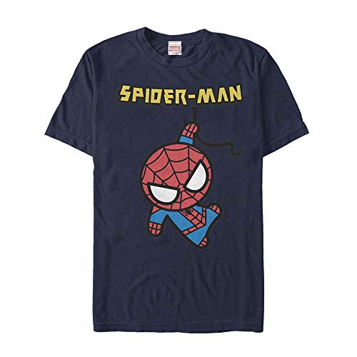 T-shirt Spider-Man homme coton anti-déformation col rond graphique kawaii confortable