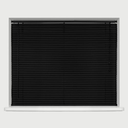 EASYFIT BLACK PVC blind * AVAILABLE IN WIDTHS 45 cm to 210cm