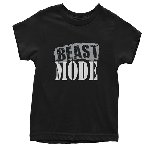 Beast Mode Training Gym Workout Youth T-Shirt, Soft Cotton, Graphic Tee