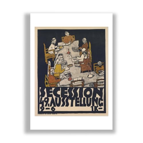 Egon Schiele Secession 49 affiche XL sans reflets impression d'art