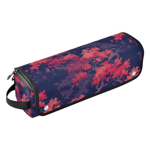 Organizador de Herramientas para Cabello 2 en 1 Red and Black Tree, Alfombrilla Resistente al Calor, Gran Capacidad para Planchas, Rizadores y Secador miniatura 1